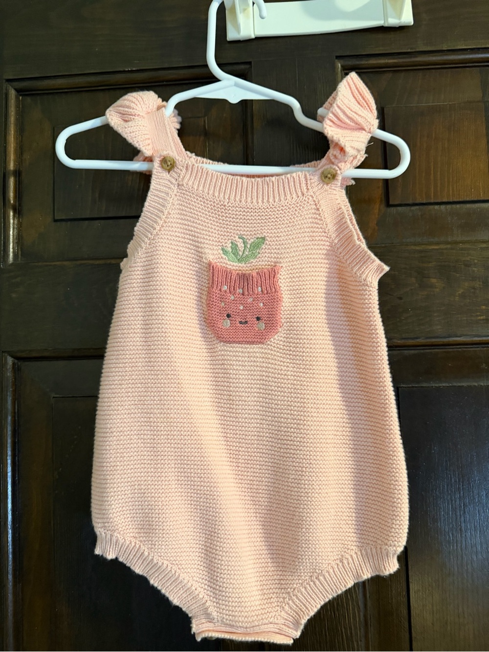 Little Lass Baby Pink Knit Sweater 24 month